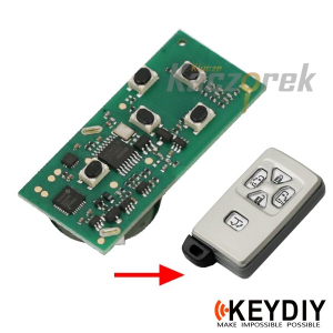 Keydiy 816 - TIB05 - klucz surowy - pilot